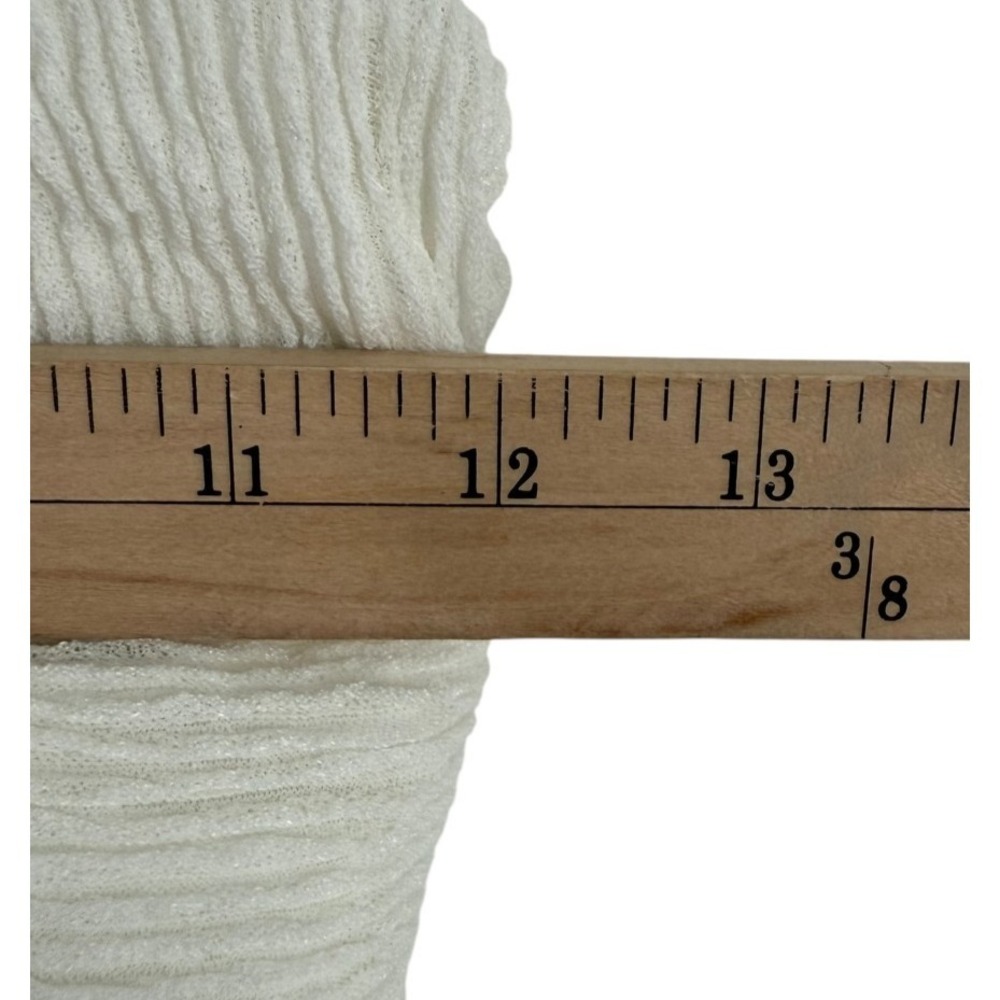 Rumer the Label Ribbed Women's Small White Classic Rae Mini Dress NWT Feminine - Picture 9 of 10